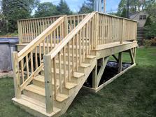 Wheaton IL pool deck 2019 A-Affordable Decks