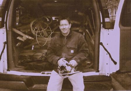 DuPage Decks owner Frank. Just completed a porch demo in Chicago