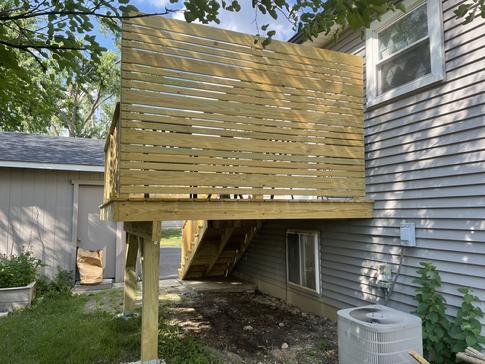 Woodridge IL Privacy Rail - A-Affordable Decks of Lombard 2022