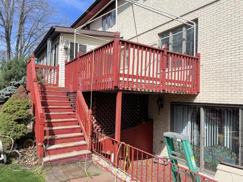 Oakbrook IL 2024 deck before A-Affordable Decks